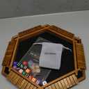 1-6 Players Shut The Box Dice Game, Wooden Board Table Math Game for Kids Adult with 24 Dice, Close The Box Game for Family, Party, Christmas, Birthday