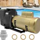 W3SP2621X25 Pool Pump 2.5 HP 230V Single Speed Super Pump Pool Pump for Hayward SP2621X25 Super Pump for In-Ground Pool and Spa