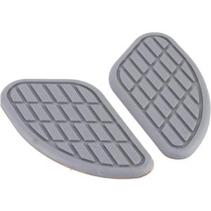 Estink Motorcycle Pad, Pair of Rubber Motorcycle Fuel Traction Pad Protector Vintage Universal Knee Grip Decals Gas Fuel Knee Grip Protector for Motorcycle Decoration (Grey)