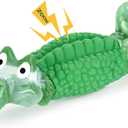 HGB Dog Toys for Aggressive Chewers, Squeaky Tough Indestructible Dog Toys for Large, Medium Breed to Keep Them Busy & Reduce Anxiety, Bacon Flavor