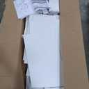 White 6 Drawer Dresser for Bedroom, 15.3" D x 47.2" W x 32.3" H in Simply Modern Chest of Drawers, Wood Storage Double Dresser with Deep Drawers for Living Room, Hallway Entryway, White