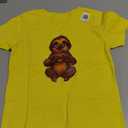 Sloth with Heart | Sweet Sloth with Heart Symbol T-Shirt, Lemon Yellow 2T