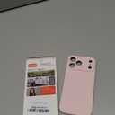 Vooii Magnetic for iPhone 17 Pro Max Case, Compatible with Magsafe (Premium Liquid Silicone) (Integrated Camera Control Button) Full Body Protective Anti-Scratch Microfiber Lining 6.9 inch, Chalk Pink