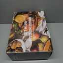 HONGBAKE 18 Inch Turkey Roasting Pan with Rack and Lid  Large Gray Carbon Steel Roaster Pan for 20 lb Turkey, Oven Safe Baking Pan for Holiday Meals & Thanksgiving