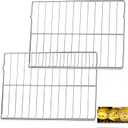 MHL63531403 MHL63411403 Oven Rack 24.6 x 16, Compatible with LG Oven LDG4313ST LTE4815ST LTE4815BM LTE4815BD,304 Stainless Steel Oven Wire Rack Perfect for Baking and Roasting, 2 Pack