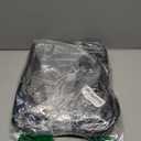 XEWEA Clear Travel Toiletry Bags & Small Electronic Accessories Organizer Case, 6 PCS TSA Approved Transparent Makeup Bag for Women Men, Waterproof PVC Quart Pouch with Zipper for Airline Essentials - Black