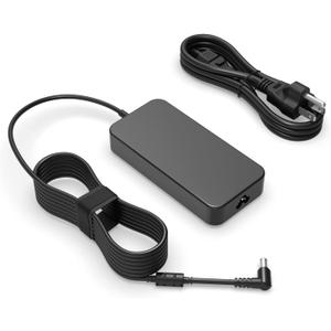 Superer 19.5V AC Charger Fit for LG 32" 34" 34UC80-B 34UM95C-P 34UB88 34UB88-P 34UC87C-B 34CB98 34CB88 34UC88-B Power Supply Adapter Cord