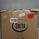 Serta Goose Feather Down Fiber Cotton Comforter King Size - 100% Cotton Duvet Insert - Hotel Luxury Hypoallergenic Bedding Comforter All Season Medium Warmth 106 x 90 Inch White