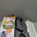 Bright Starts Pop N Sit Portable Booster Seat, 3-in-1 Floor Seat, Travel High Chair & Toddler Booster with Feeding Tray, Indoor/Outdoor, Grey, 6 Months3 Years