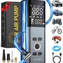 Tire Inflator Portable Air Compressor, 150PSI Air Pump For Car Tires with Accurate Tire Pressure Gauge, 20,000mAh Cordless Air Compressor for Car, Motorcycle, Bike, Balls and More, Smart Autostop