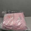 QPAU Blow up Inflatable Toddler Travel Bed with Sides, Toddler Air Mattress for Camping, Traveling, Hotel, or Home Use, Hand Pump Included (Red)