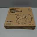 Baby Pool Float with Sun Canopy Inflatable Toddler Swimming Float with Anti-Backflip Tail Infant Pool Floaties for Ages of 6-30 Months (X-Large, Camo)