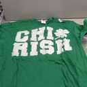 Chirish St. Patrick's day CHI-Irish funny Chicago T-Shirt (Green, Large)