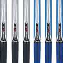 PILOT Precise V5 RT Retractable Rolling Ball Pens, Extra Fine Point, 3 Black & 3 Blue, 6 Pens, Pack Of 1