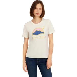Spyder Women's Simple Sunset Graphic Short Sleeve Tee T-Shirt (S)