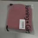 RUNNING GIRL Long Sleeve Workout Tops for Women Soft Crew Neck Basic Tight Cropped Top Casual Seamless Shirt (Red, L)