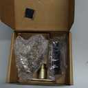 Design House 750836 2-3/8-inch Backset Single Sided Deadbolt with Turn-Button Interior, Satin Nickel