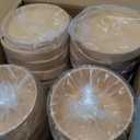 Fulmoon 100 Pack Paper Soup Containers with Lids Disposable Paper Food Containers with Vented Lids Kraft Ice Cream Bowls Soup Cup Ice Cream Cups for Restaurants(4 oz,Brown) (4 Ounce)
