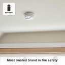 First Alert BRK Combination Smoke & Carbon Monoxide Alarm, Battery Operated Detector with Test & Silence Button, SMICO100, 1-Pack