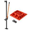 VEVOR Farm Jack with Base, 60" Utility High Lift Farm Jack, 3.18 Ton (7,000 lbs) Capacity Ratcheting Off Road Utility Jacks, Heavy-Duty Lift Jacks with 5.12"-54.33" Lifting Range for Tractor,Truck,SUV