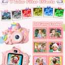 Kids Camera for 3-8 Years Old Toddlers Childrens Boys Girls Selfie Camera 20 MP HD 1080P IPS Screen Dual Digital Toy Camera for Kids Christmas Birthday Gifts with 32Gb Card