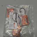 Luggage Locks TSA Approved with Inspection Indicator and Resettable 4-Digit, Easy-to-Read Combination, TSA Locks for Luggage, Suitcases, Backpacks & Travel Bags, Orange, 3-Pack