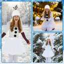 Christmas Deer Headband for Women Adults, Xmas Snowman Costume Headwear Cute Reindeer Horns Ears Headband for Holiday Party Supplies