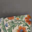 8x10 Washable Area Rug for Living Room, Large Vintage Grass Green Floral Rugs, Soft Non-Slip Stain Resistant Boho Lightweight Carpet for Bedroom Dining Room Nursery Home Office