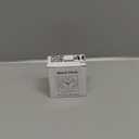 Ultra Small Battery Analog Travel Alarm Clock, Retro Bedside Table Clocks for Bedrooms, Desk Clock, Vintage Home Decor for Bathroom Kichen Living Room, Mint