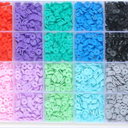 Friendship Bracelet Making Kit 96 Colors, 900pcs Letter Beads, 100pcs Number Beads, Gold Silver Spacer Beads Charms Clay Beads for Concert Friendship Bracelets Jewelry Polymer Heishi Beads