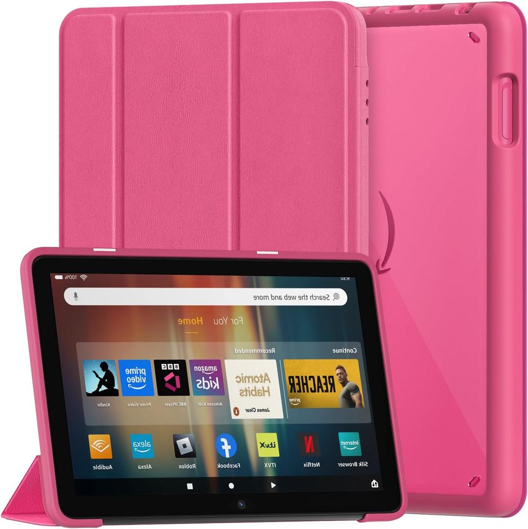 Lainergie PC Case for 8in Tablet with Auto Wake/Sleep, Hibiscus