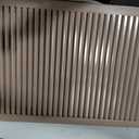 18"x24" Gable Vent for House and Shed Premium Aluminum Louvered Attic Vent with Screen Large Exterior Wall Vent with 16"x22" Opening Brown