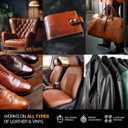 Professional Black Leather Repair Kit for Furniture, Couches, Boots, and Purses, Scratch Repair and Car Leather Restoration, All-Inclusive Vinyl Repair Kit, Quick and Easy to Use