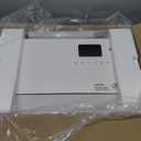 Wall-Mounted Space Heater with ECO Thermostat and Remote Control, LED Display, 60/90/120 Oscillation Modes, 24-Hour Timer, Indoor Electric Space Heater (16.5" W)