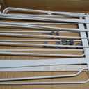 Regalo 38.5-Inch Extra Wide Baby Gate  Pressure Mount Baby and Pet Safety Gate for Bottom of Stairs & Doorways  Tested and Trusted, American Designed, American Owned (White)