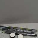 ENJOYBASICS Matte Black Shower Curtain Rod 30 to 52 Inches, 1 Inch Stainless Steel Adjustable Spring Tension Rods No Drill for Bathroom, Closet, Window, Room Divider, Never Rust, Non Slip