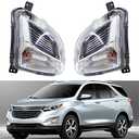 labwork Bumper Fog Light Assembly Replacement for Equinox 2018 2019 2020 Lights Left Driver & Right Passenger Side
