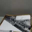 Coat Rack with Natural Marble Base, Metal Freestanding Coat Rack with 8 Hooks, 3 Adjustable Size Sturdy Coat Tree for Bags, Coats, and Hats for Entryway, Hallway, Bedroom, Office, Black