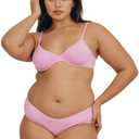 Organic Basics Women's Core Unlined Wired Demi Bra, 38E