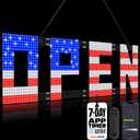 Bright LED Open Sign for Business With Remote Control And Timer, 55" X 17"