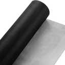 Fiberglass Screen Roll 48" x 100' A Continuous Roll UV Protection Install and Repair Door and Window Screen(48" x 100', Black)