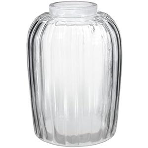 Aspen Creative 23523-60-1, Clear Glass Shade for Lighting Fixture, Pendant, Vanity, Wall Light, Size: 4-1/8" D x 5-7/8" H