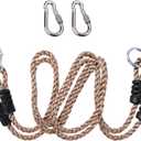 2PC Heavy Duty Length Adjustable Nylon Rope, 39'' Swing Extension Straps, Hanging Extender Tree Straps (400 Lbs Limited/Each) for Outdoor Swings Hammock Playground Swing Set Accessories