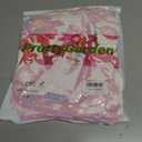 PRETTYGARDEN Women Summer Boho Maxi Dresses 2025 V Neck Puff Short Sleeve A-Line Flowy Tiered Floral Wedding Guest Dress (Pink, M)