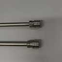 RIDGE WASHER Pressure Washer Wand Extension, 120 Inch Replacement Lance, Stainless Steel Power Washer Extender, 1/4' Quick Connect Fitting, 4000 PSI (2 Wands 60" Each)