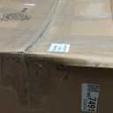 IRIS USA Airtight Dog Food Storage Container, WeatherPro, Up to 50 lbs, Removable Wheels, for Dog Cat Bird and Other Pet Food Storage Bin, Keep Fresh, Translucent Body, Made in USA, Clear/Black