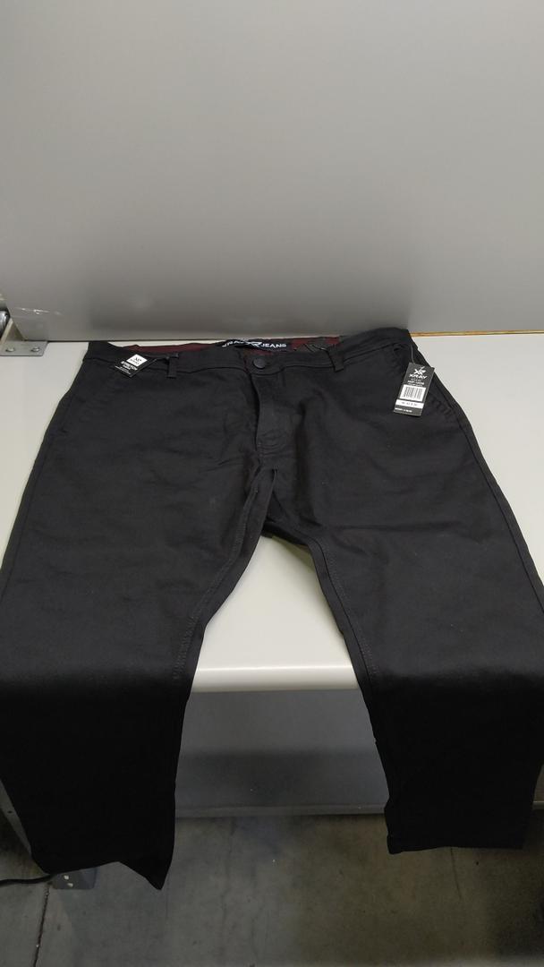 X RAY Jeans Men's Stretch Pants, Slim Fit Flexible Commuter Colored Denim Jeans, Casual Pants for Men, Size 42/32