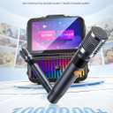 SEALIGHT Smart Karaoke Machine for Adults with 13.3" Screen, Portable Karaoke System with Bluetooth Party Speaker, 2 Wireless Mics, DJ Lights & Pitch Correction for Home Party & Outdoor Camping