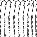 Pack of 2, 
Heybe 10 Pcs Heavy Duty Hanging Chains for Bird Feeders, Black Chains with Clip for Hummingbird Feeders, Planters, Lanterns and Ornaments