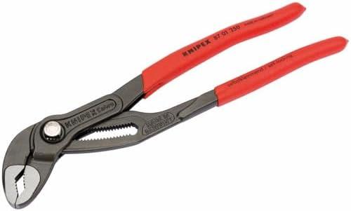 Knipex | 87 01 250mm | Cobra® Water Pump Pliers | Non-Slip Handle | Grey Atramentized - 250mm